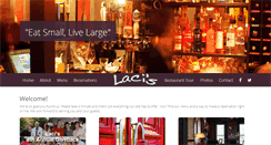 Desktop Screenshot of lacistapasbar.com